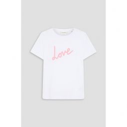 Printed cotton-jersey T-shirt