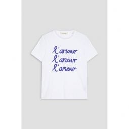 Printed cotton-jersey T-shirt
