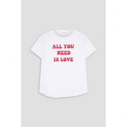 Printed cotton-jersey T-shirt