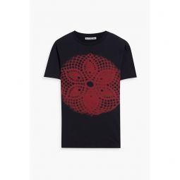 Printed cotton-jersey T-shirt