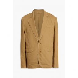 Cotton and linen-blend twill blazer