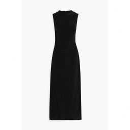 Rennes cutout silk crepe de chine maxi dress