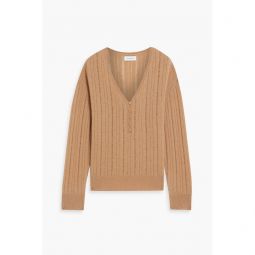 Ribbed cashmere sweater