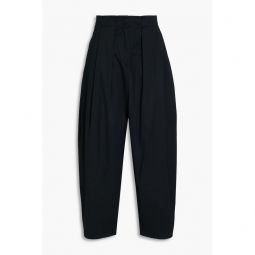 Solo stretch-cotton twill tapered pants