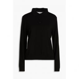 Nico wool and cashmere-blend polo sweater