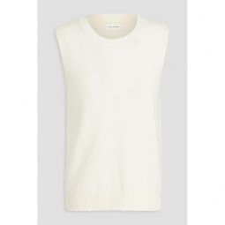 Wool and cashmere-blend vest