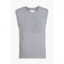 Wool and cashmere-blend vest