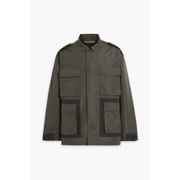 Two-tone ripstop jacket