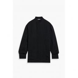 Striped jacquard shirt