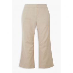 Racing woven kick-flare pants