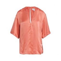 Akilah silk-satin top