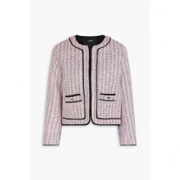 Metallic tweed jacket