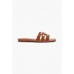 Studded leather sandals