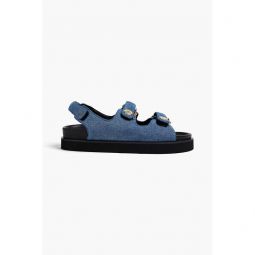 Denim sandals