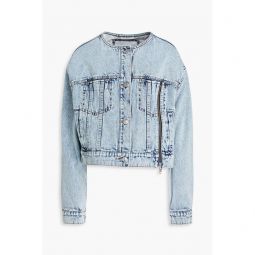 Cropped denim jacket