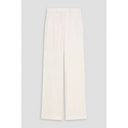 Morissey crinkled-satin straight-leg pants