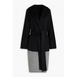 Aga reversible wool-felt coat