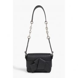 Musubi pebbled-leather shoulder bag